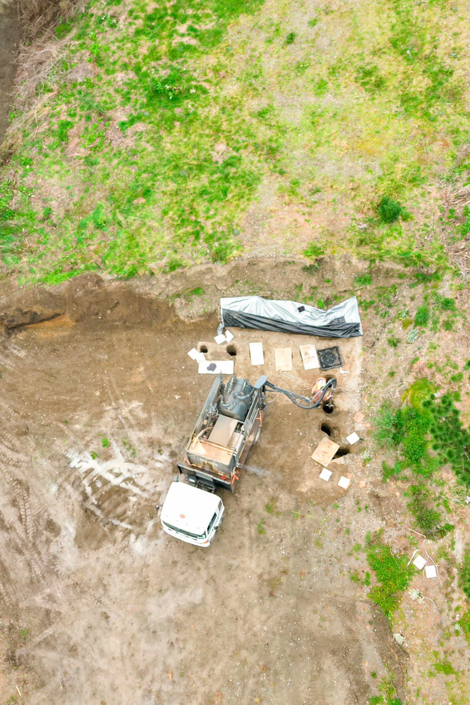 Hydro Master 2000 Boom Rotation outside