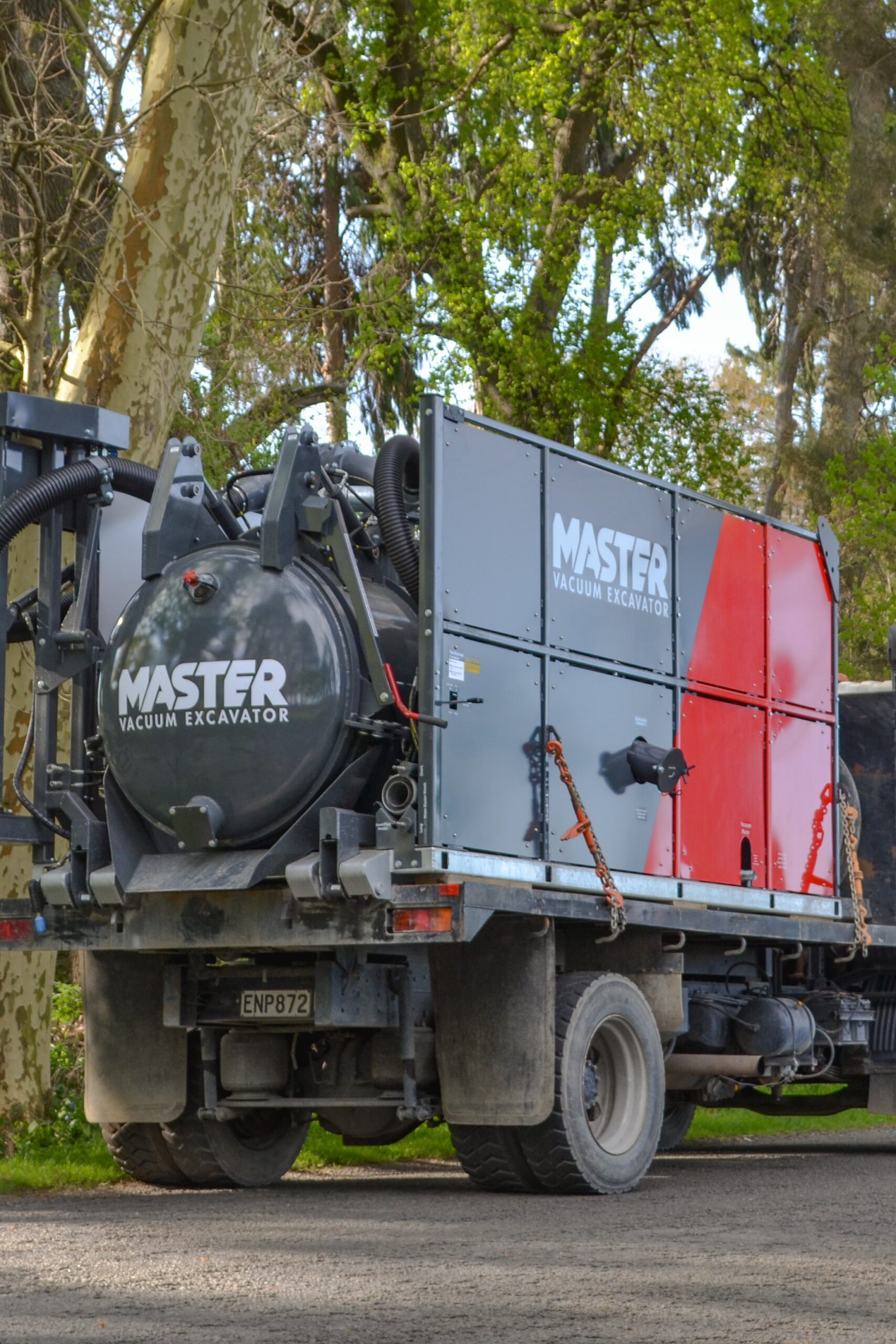 Rear view of Hydro Master 2000 Skid Frame